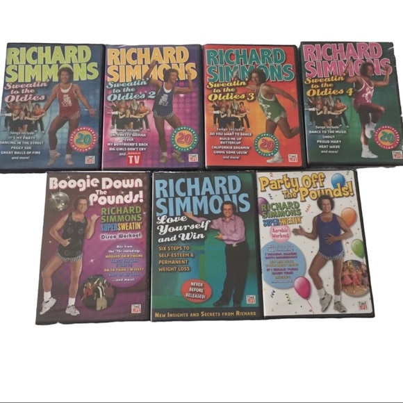 Time Life Other - New except one Richard Simmons Complete Set of 7 Sweatin’ to the Oldies DVD’s